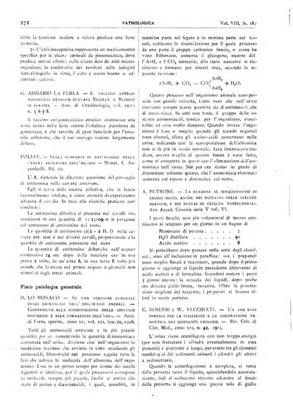 Pathologica rivista quindicinale