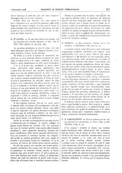 Pathologica rivista quindicinale