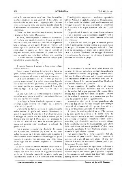 Pathologica rivista quindicinale