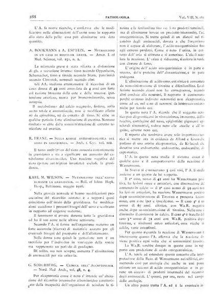 Pathologica rivista quindicinale