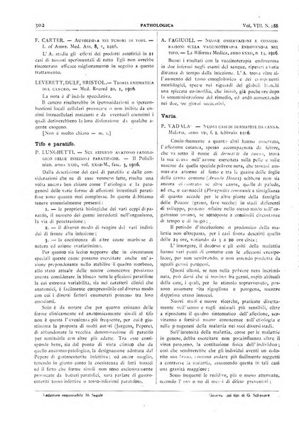 Pathologica rivista quindicinale