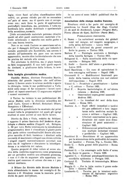 Pathologica rivista quindicinale