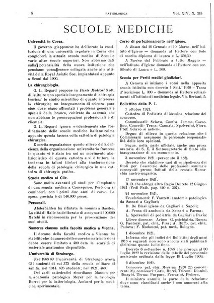 Pathologica rivista quindicinale