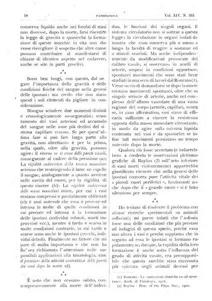 Pathologica rivista quindicinale