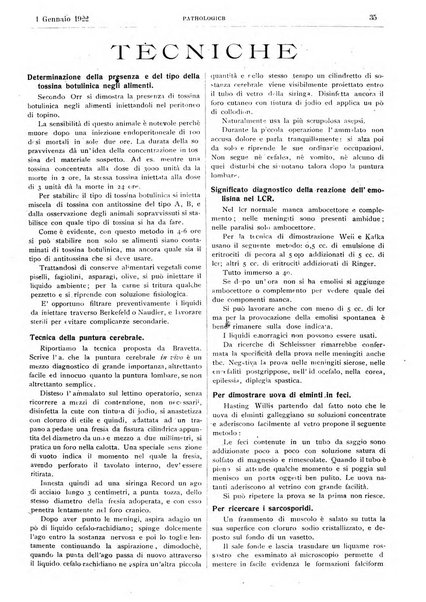 Pathologica rivista quindicinale