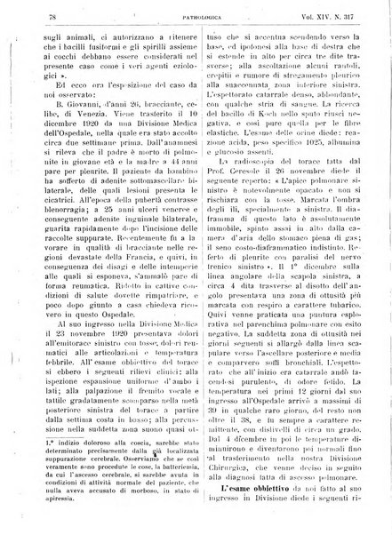 Pathologica rivista quindicinale