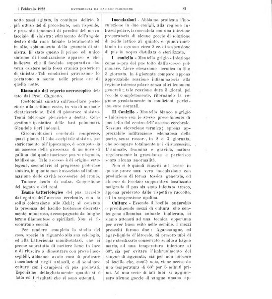 Pathologica rivista quindicinale