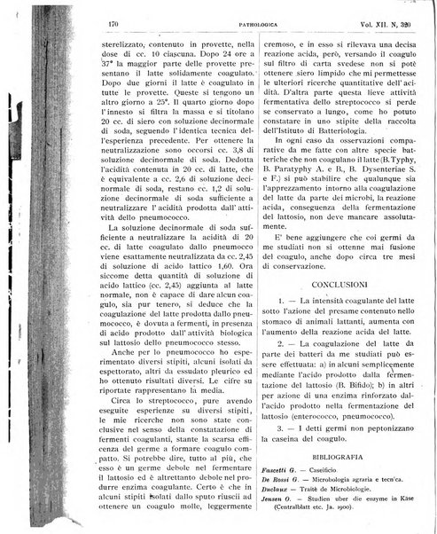 Pathologica rivista quindicinale