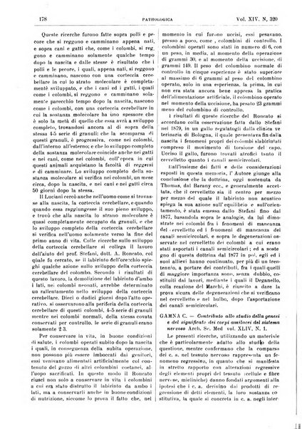 Pathologica rivista quindicinale