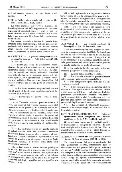 Pathologica rivista quindicinale