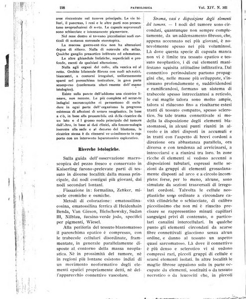 Pathologica rivista quindicinale