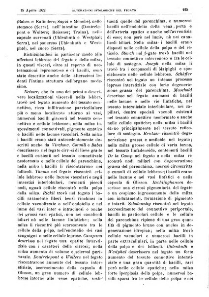 Pathologica rivista quindicinale