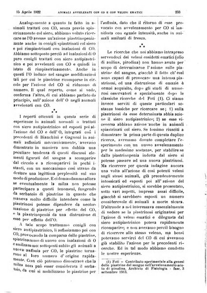 Pathologica rivista quindicinale