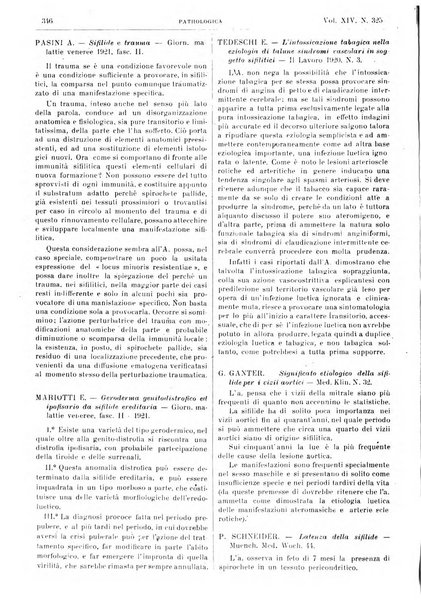 Pathologica rivista quindicinale