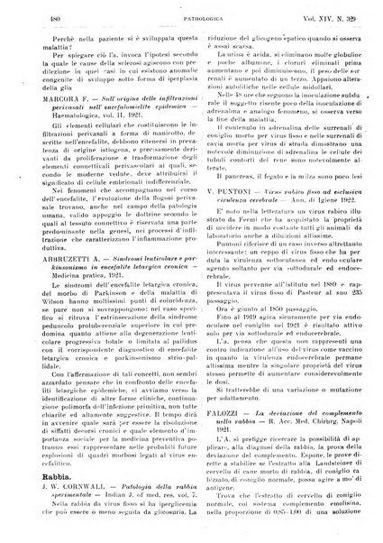 Pathologica rivista quindicinale