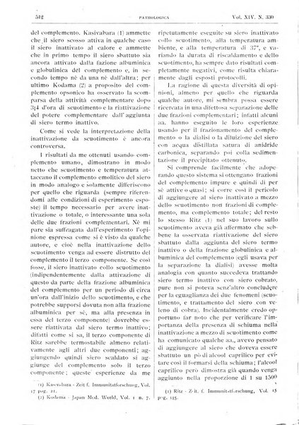 Pathologica rivista quindicinale