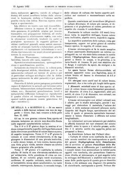 Pathologica rivista quindicinale