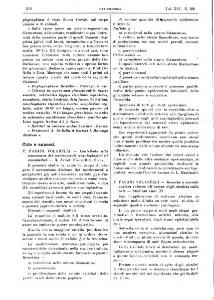 Pathologica rivista quindicinale