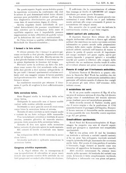 Pathologica rivista quindicinale