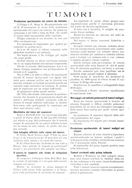 Pathologica rivista quindicinale