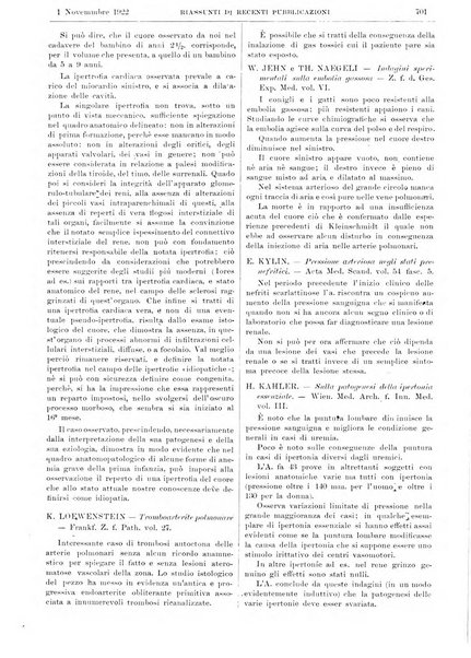 Pathologica rivista quindicinale