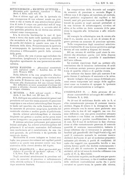 Pathologica rivista quindicinale