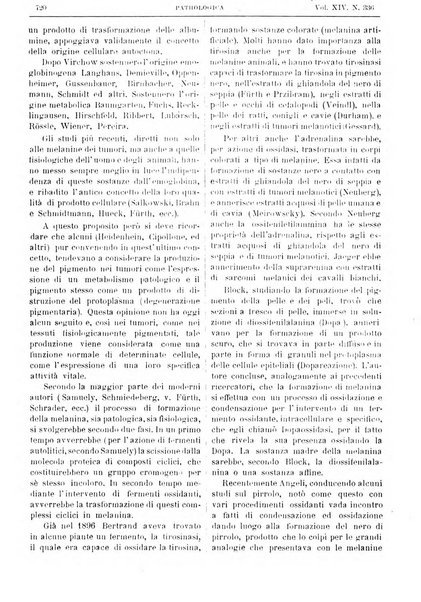 Pathologica rivista quindicinale