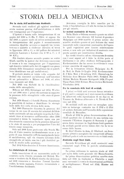 Pathologica rivista quindicinale