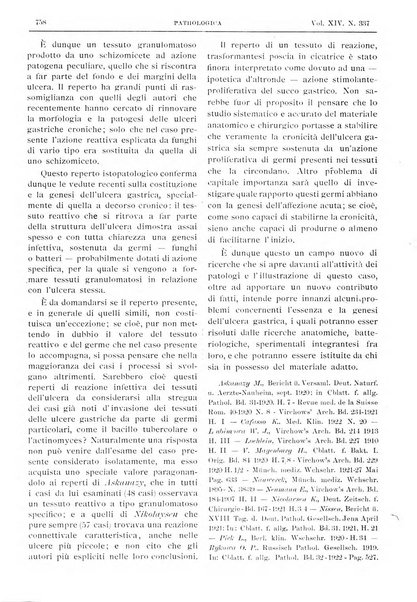 Pathologica rivista quindicinale