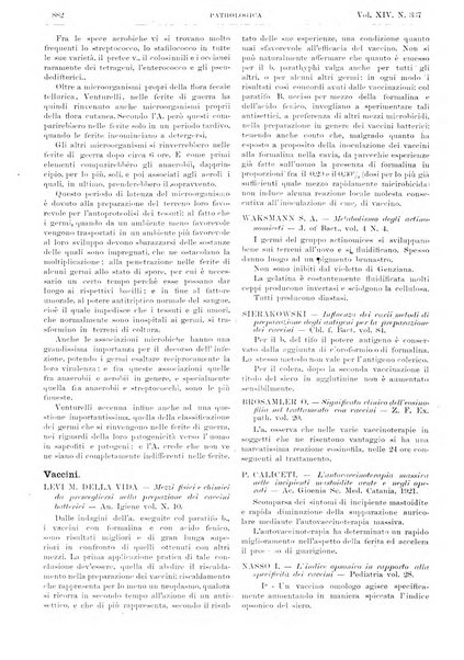 Pathologica rivista quindicinale