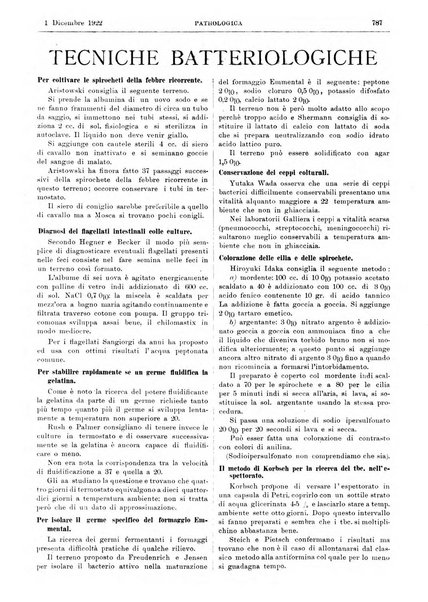 Pathologica rivista quindicinale