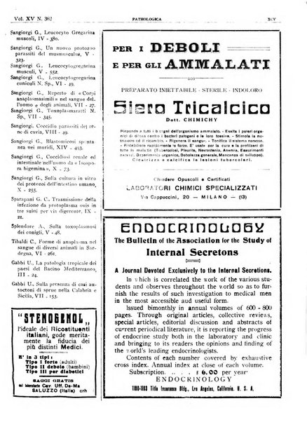 Pathologica rivista quindicinale