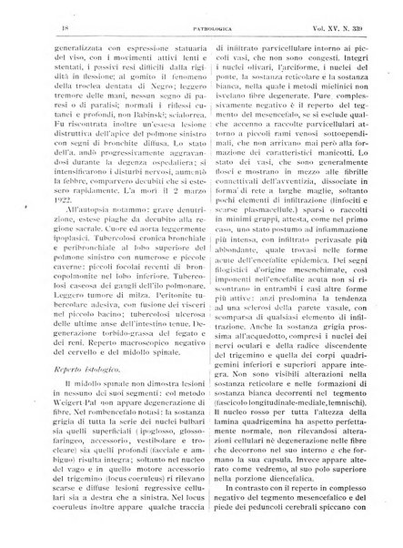 Pathologica rivista quindicinale