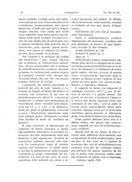 Pathologica rivista quindicinale