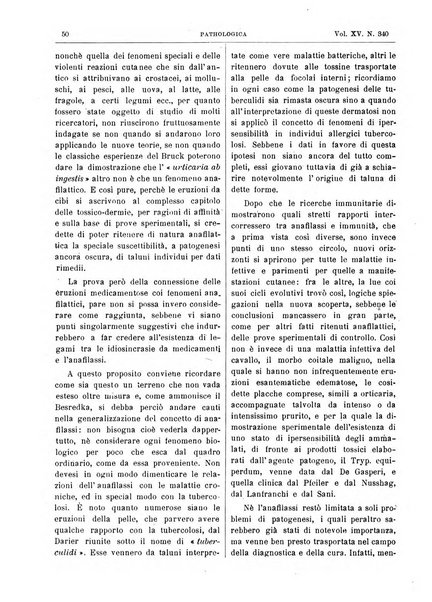 Pathologica rivista quindicinale