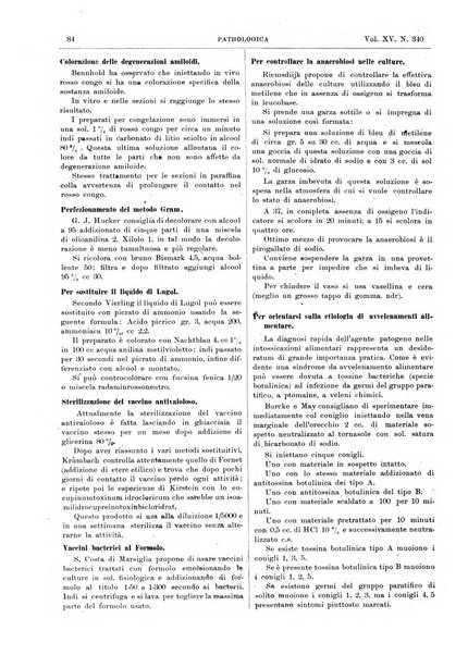 Pathologica rivista quindicinale