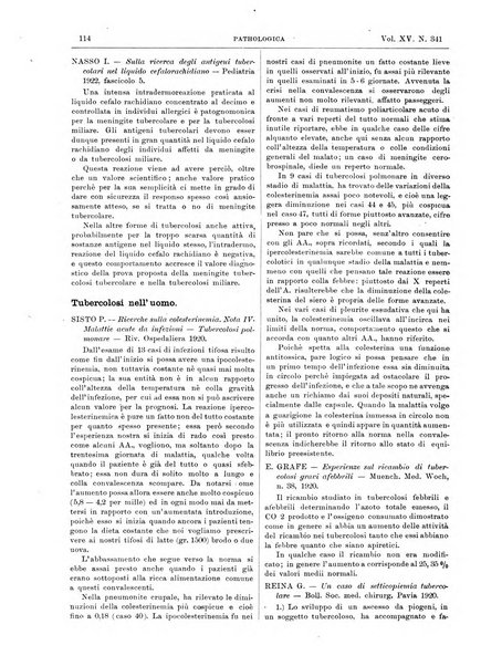 Pathologica rivista quindicinale