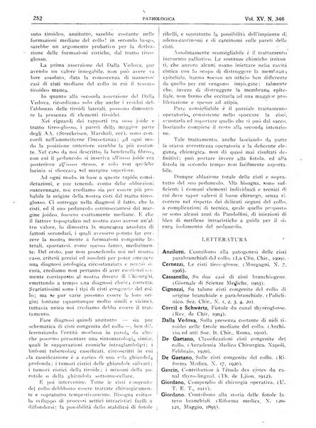 Pathologica rivista quindicinale