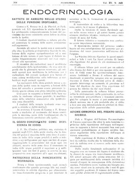 Pathologica rivista quindicinale