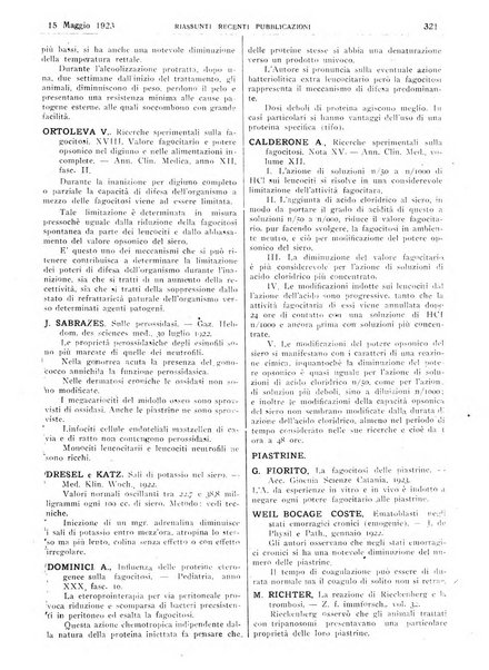 Pathologica rivista quindicinale