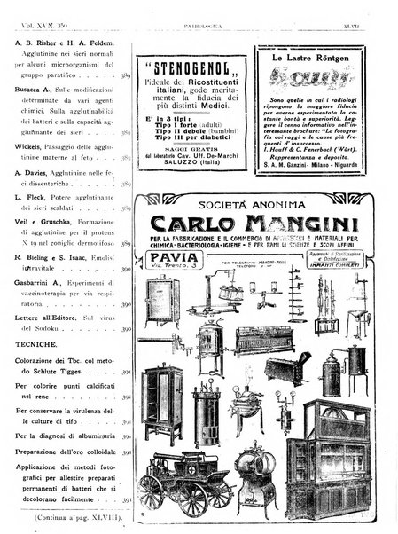 Pathologica rivista quindicinale