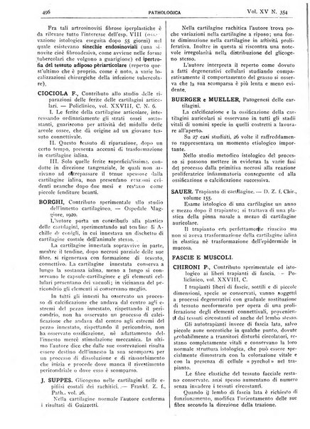 Pathologica rivista quindicinale