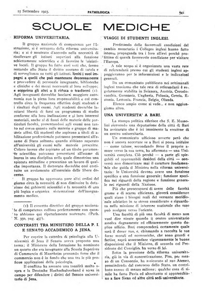 Pathologica rivista quindicinale