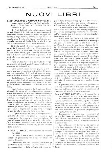 Pathologica rivista quindicinale