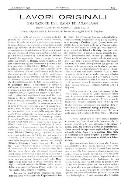 Pathologica rivista quindicinale