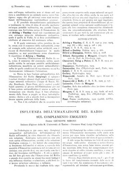 Pathologica rivista quindicinale