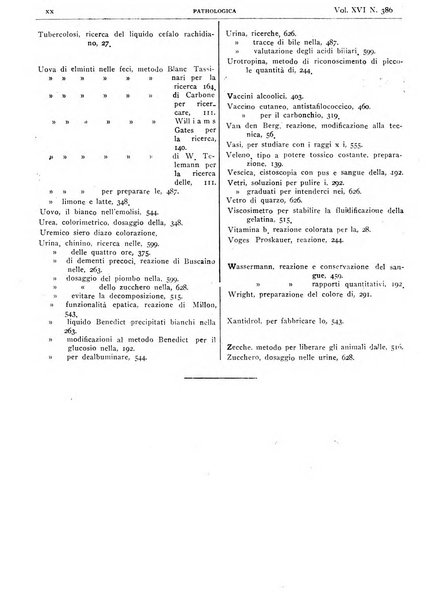 Pathologica rivista quindicinale