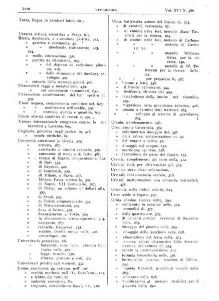 Pathologica rivista quindicinale