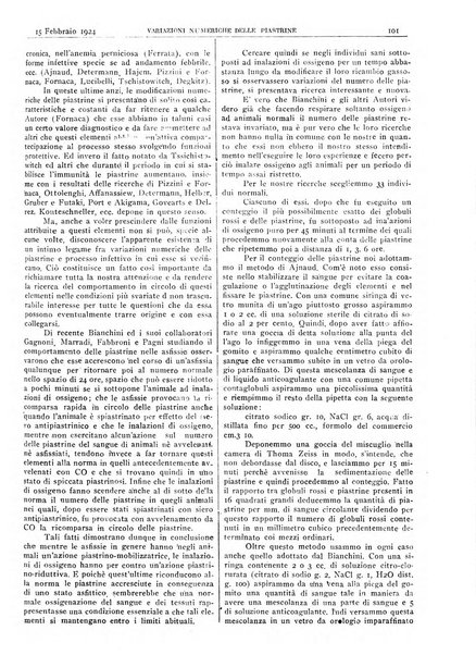 Pathologica rivista quindicinale