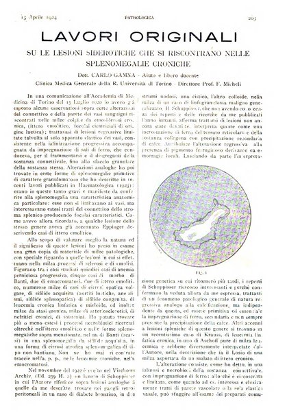 Pathologica rivista quindicinale